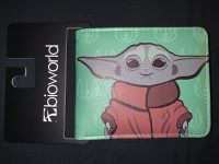 Brand New Baby Yoda 3 Wallet Rubber Stitched Booth 279