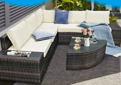 Set de mobilier en rotin pour patio, View more