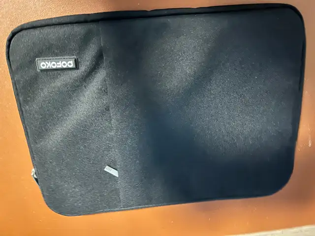 13" LAPTOP / IPAD SLEEVE CASE - BLACK - CANVAS WITH SUEDE - NEW. in Laptop Accessories in Norfolk County - Image 3