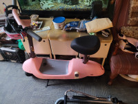 Ladies Pink electric scooter