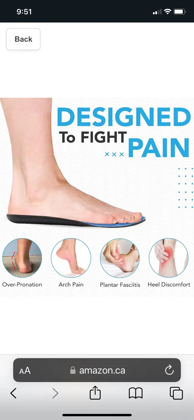 MEN’S NEW  ‘ TERRA ‘ MEMORY FOAM BOOT INSOLE INSERTS !  in Men's in Mississauga / Peel Region - Image 7