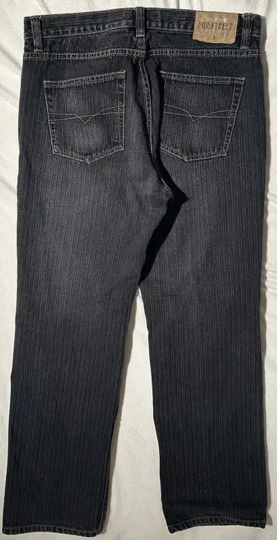 [Vintage] Sidestreet Striped Jeans - 34x32, View more