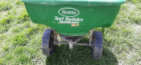 Scott’s Deluxe Edge guard Fertilizer Spreader and seed $45