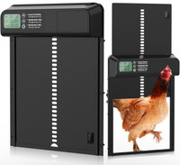 Automatic Chicken Coop Door Opener with Timer Control  