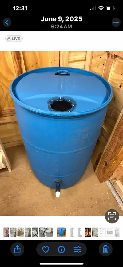 food grade barrels , first pic shows u what u can make with them , endless possibilities, located in...