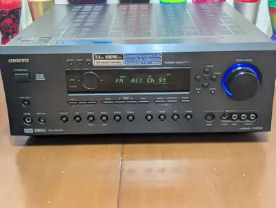 Stereo Receiver Onkyo TX-SR702 7.1 100 Watts / Channel Has Phono, View more