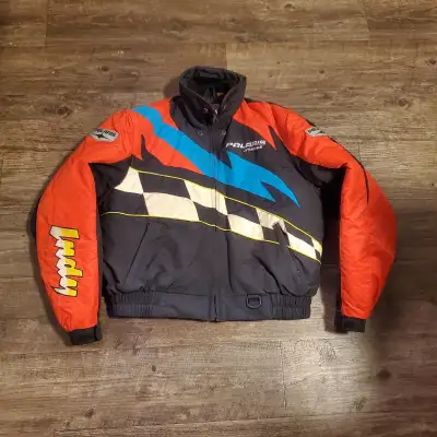 POLARIS INDY Snowmobile Jacket Adult Small Youth Large Genuine Polaris Garment Excellent condition N...