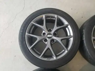 4 genuine BBS rims, 17x7.5 + 35 5x120 225/45/17 new Nexen all season tires 2025 dot (installed Decem...