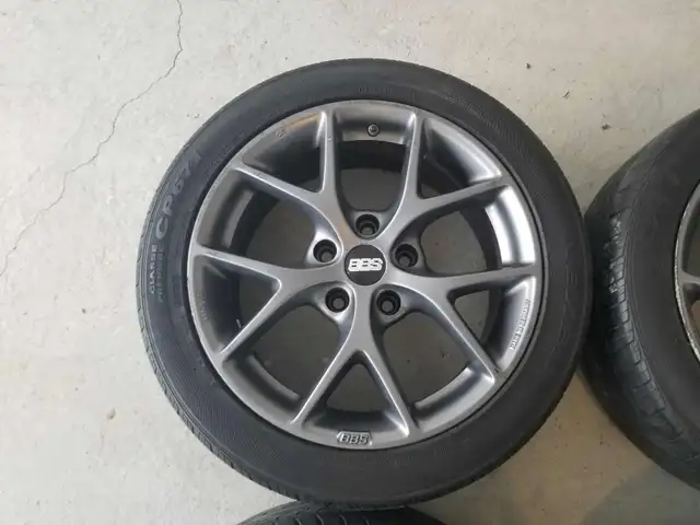 real 17” BBS rims with new all season tires $obo in Tires & Rims in Hamilton - Image 2