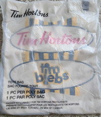 New Tim Hortons "Tim Biebs" Cloth Tote Bag