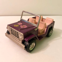 Vintage Buddy L Purple Flower Power Jeep 6 Inch Long Toy