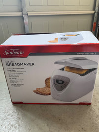 New Sunbeam bread Maker for sale.