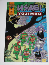 Usagi Yojimbo#3 Teenage Mutant Ninja Turtles! comic book