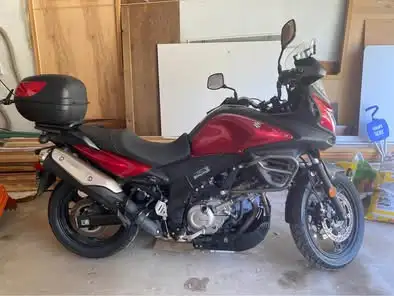 Vstrom ready to ride and have fun on! New tires, inspected and serviced I do not ride motorcycle any...