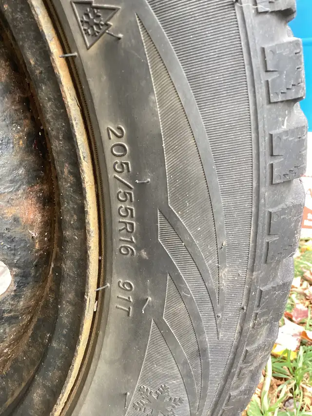 205/55R16 91T snow tires on rims in Tires & Rims in Truro - Image 3