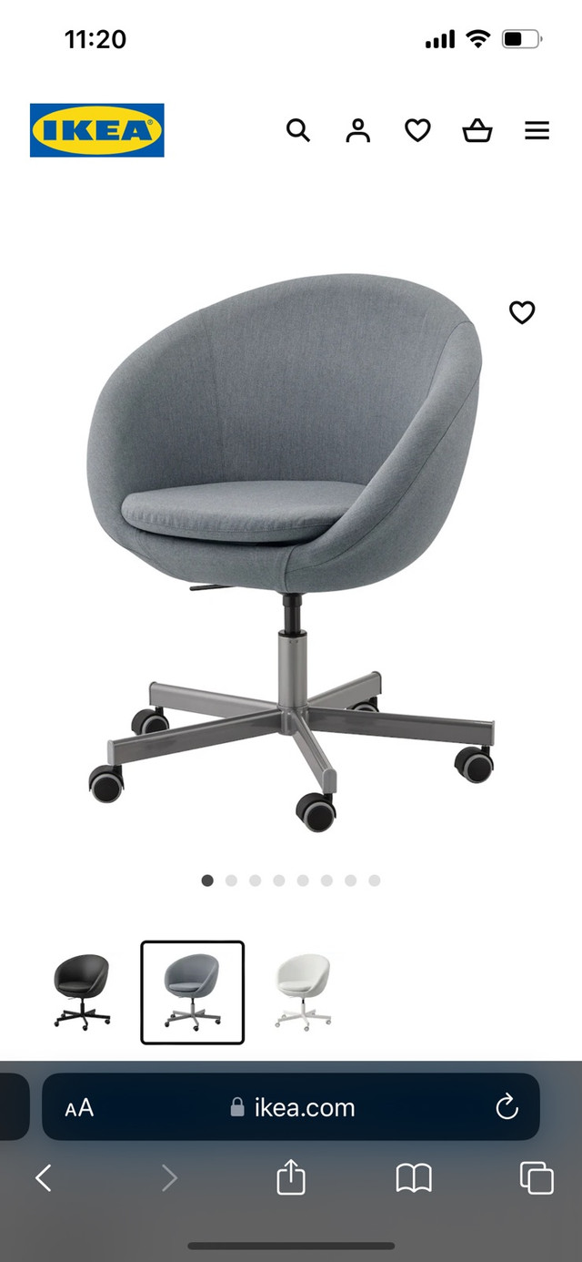Chaise bureau IKEA dans Chaises, Fauteuils inclinables  à Drummondville - Image 2
