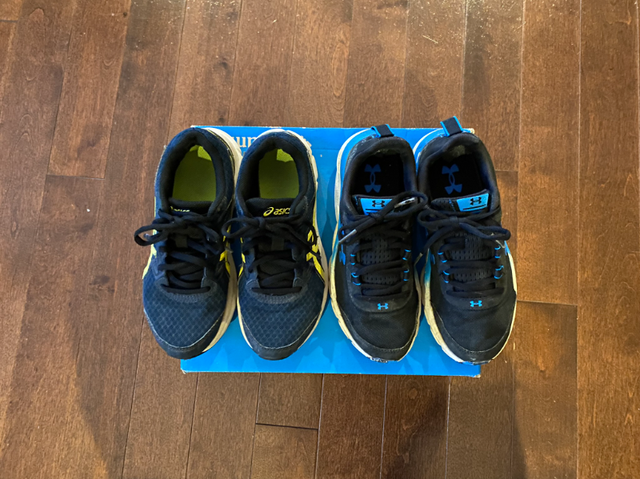 Selling Asics & Under Armour runners - Size 3.5 in Kids & Youth in St. Albert - Image 10