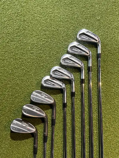 Titleist AP2 Forged Iron Set + 3 Vokey wedges, View more