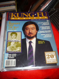 Lot no 16 Magazines. Bruce Lee, Karaté, Kung Fu, Fightings Stars