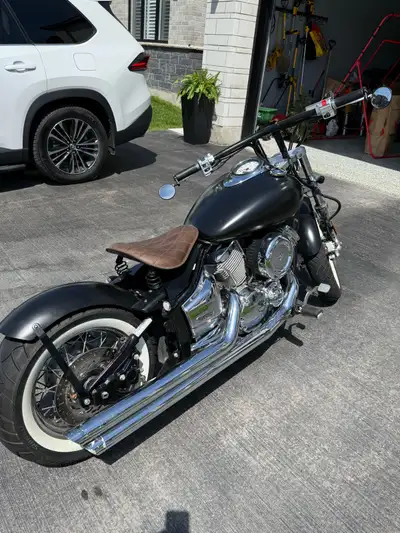 2000 Yamaha V-Star custom. Blue collar bobber kit, cobra exhaust. New tires, new battery. New powder...