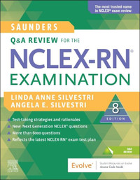Saunders Q and A Review For the NCLEX-RN Exam 8E 9780323672849