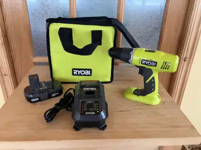  Ryobi 18V Drill Kit + Case + DeWalt Bits – Great Condition, View more