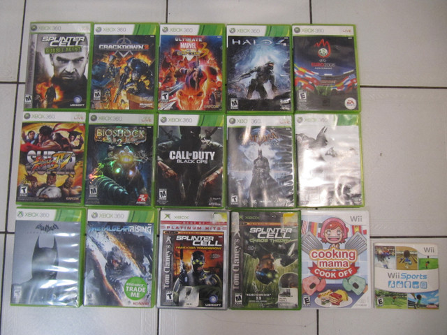 Vintage Classic Xbox/Xbox 360 & Wi Games 16 piece lot Tested in XBOX 360 in Mississauga / Peel Region