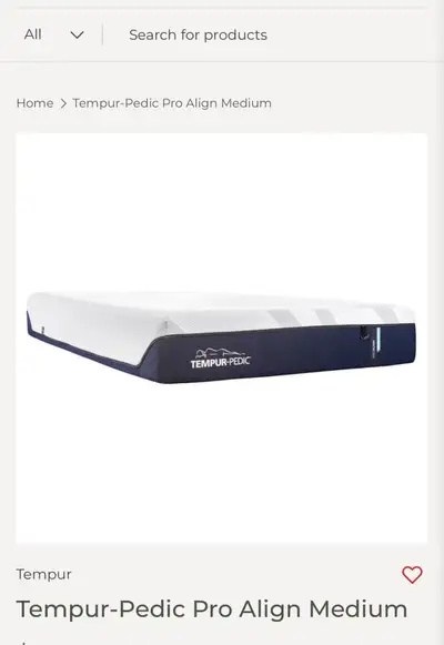 New Tempur Queen mattresses - delivery , View more