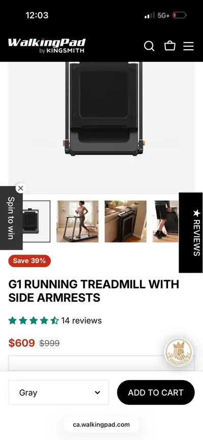 King Smith Waking Pad / Treadmill , View more