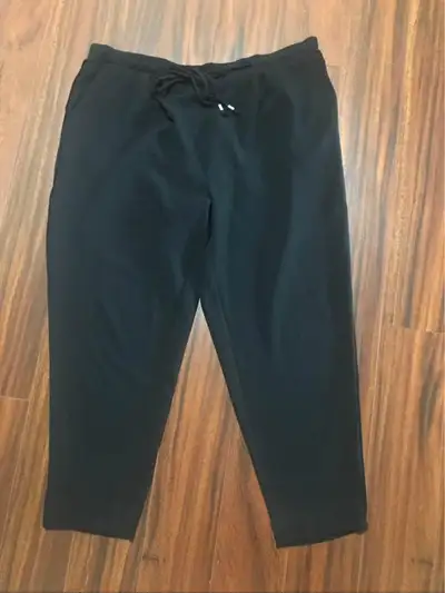 Fourteenth Place women’s XXL tapered leg dress pants, black, View more