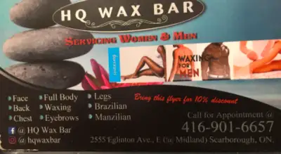 Waxing For Women And Men In Scarborough