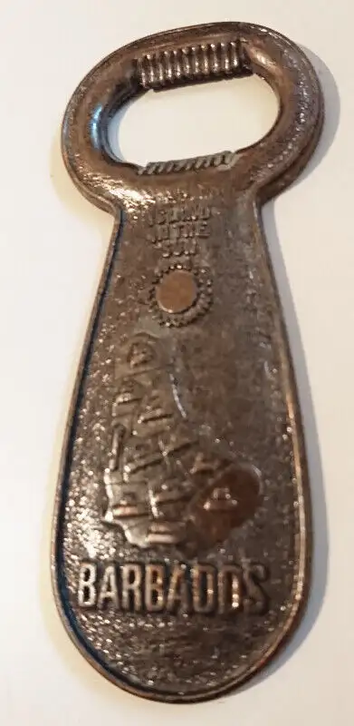 Vintage Copper Island in The sun Barbados Bottle Opener