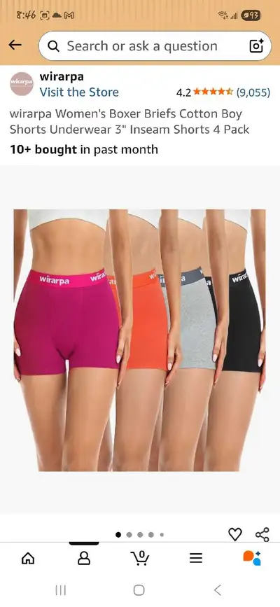 Wirarpa Boxer Briefs 4-Pack, View more