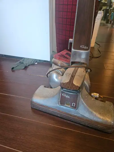 Kirby omega upright vacuum cleaner circa 1973. Works great and in good condition. Belt was replaced...