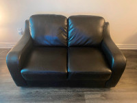 Leather Loveseat perfect for Office, Condo, Apartment. No Trades