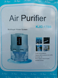 Never Used Multilayer Water Screen Air Purifier 