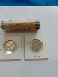 1948 Canadian Nickels