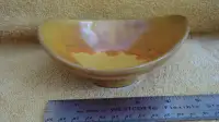 small orange Blue Mountain Pottery bowl