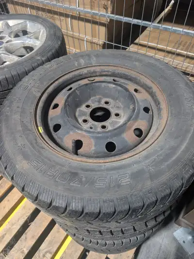 215/70/15, winter tires, lots of tread left - Free