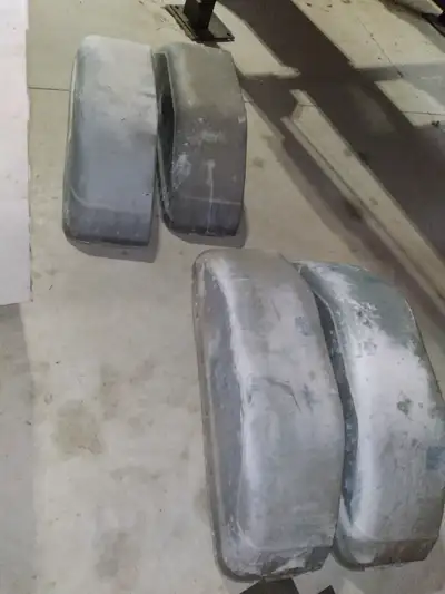 1973 -1987 gmc/ chev pickup (Square body) rear wheel tubs for sale. Selling 4 pieces. Àll are galvan...