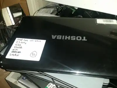 toshiba l750 i5 2410 4g 500g win10 pro wifi webcam dvdrw - many, View more