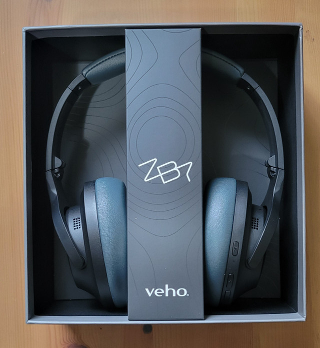 Veho ZB-7 Wireless Noise Cancelling Headphones new in box. in General Electronics in Oakville / Halton Region - Image 2