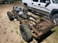 1981 CJ7 frame with complete power train 