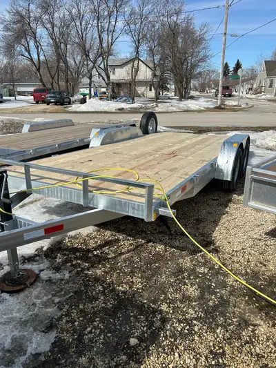 2026 Squirrel Creek 18 Car hauler all galvanized, two 5200 axles ,call 204-799-3762 for viewing and...