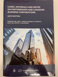 Cases, Materials on Partnerships and Business Corporations