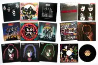 Kiss Heavy Metal 1st Vinyl Pressing - Lot de 14 Records