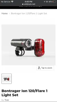 NEW Bontrager Ion 120 / Flare 1 Bicycle Lights