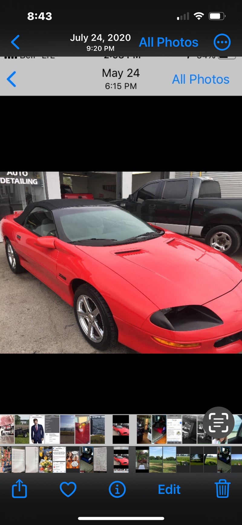 1995 Camaro SS Z 28 convertible Classic Cars Belleville Kijiji