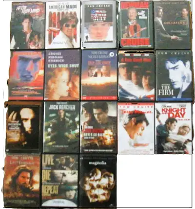 Boîte # 01 Tom Cruise # 01 DVD 1 - All The Right Moves 2 - American Made 3 - Né Un Quatre Juillet 4...