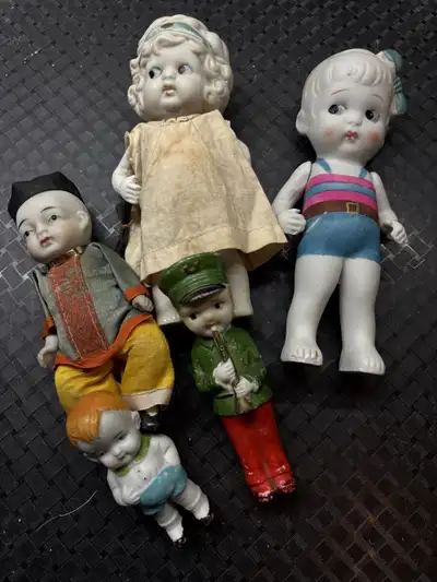  Vintage Japan Doll Lot – Mid-Century Figures , View more